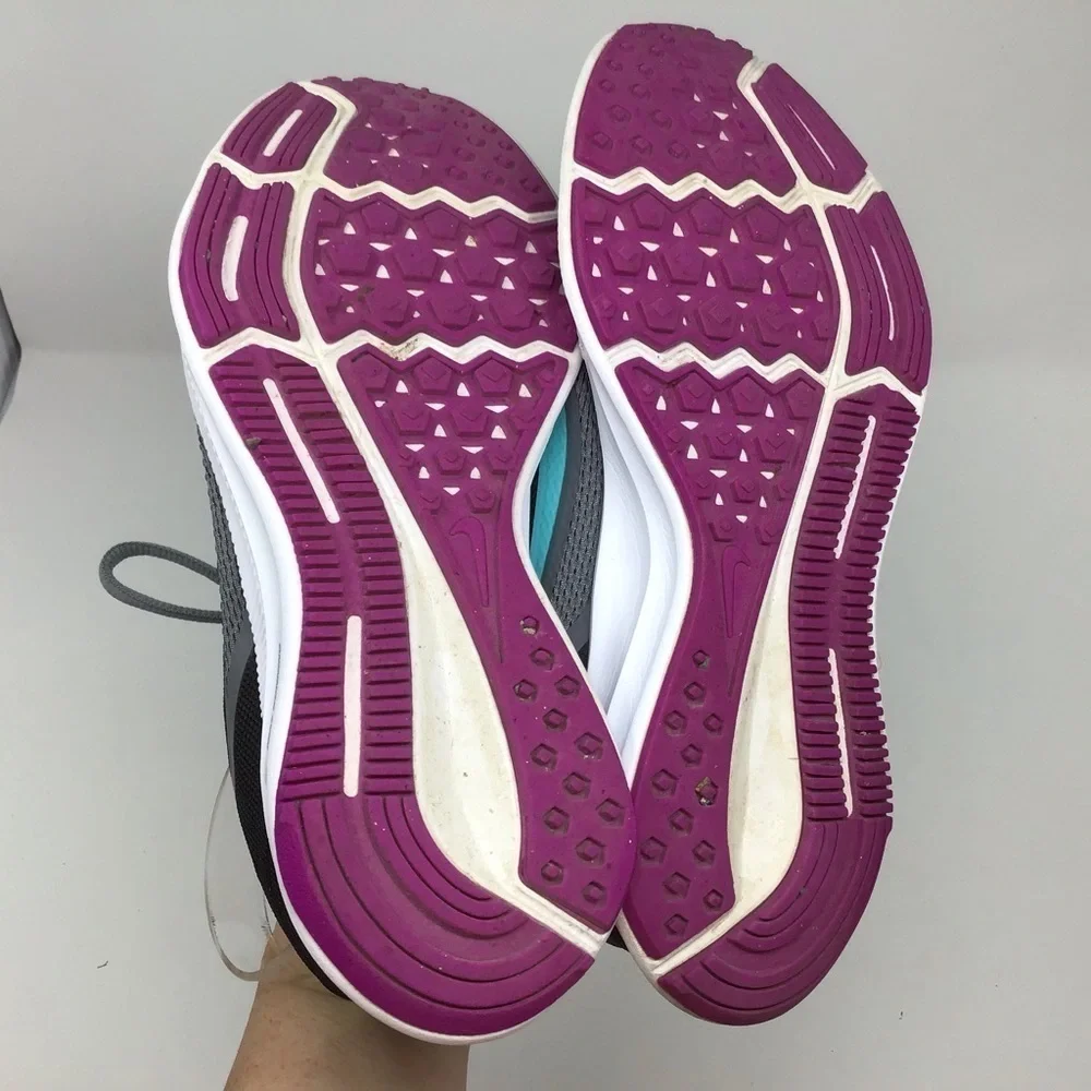 Nike Downshifter 9 Gray Running Sneaker - Picture 9 of 11
